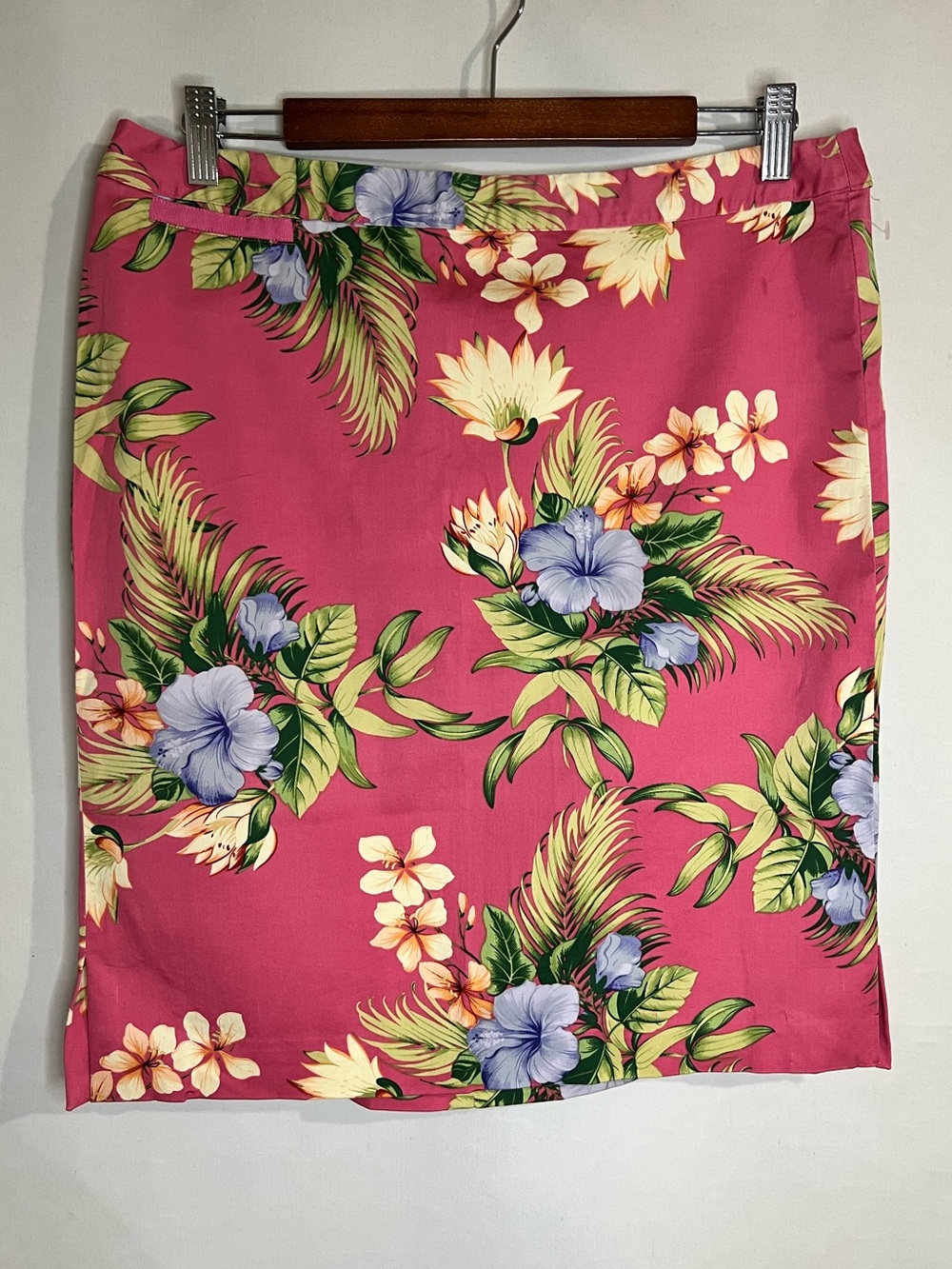 Tommy Bahama Pink Tropical Floral Pencil Skirt - Size 12